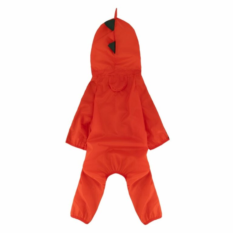 Gabardina impermeable roja para mascotas - Imagen 13