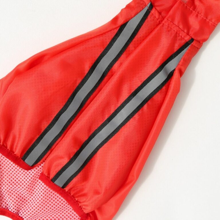 Gabardina impermeable roja para mascotas - Imagen 12
