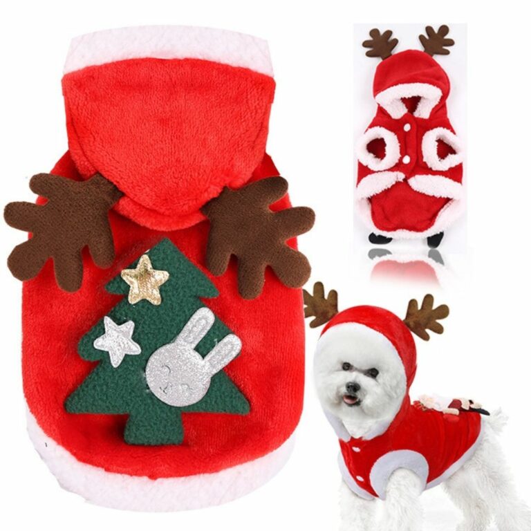 Suéter Navideño con diseño de pino para mascotas