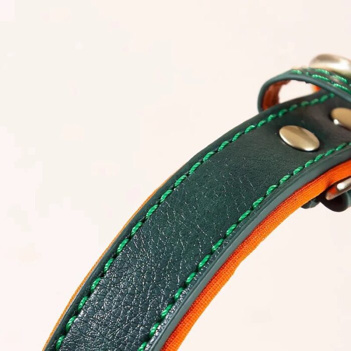 Collar verde con naranja - Imagen 4