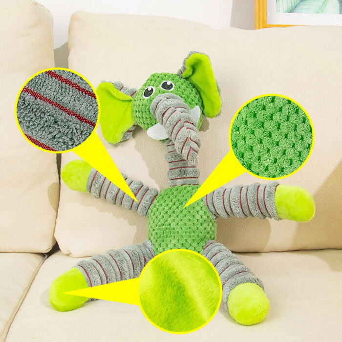 Juguete para perro con diseño de elefante - Imagen 3