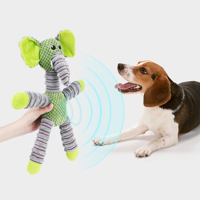 Juguete para perro con diseño de elefante - Imagen 2