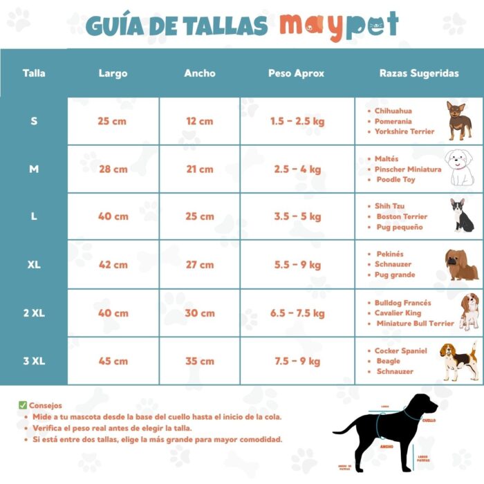 Maypet | Vestido para mascota en color verde con detalles de flor - Imagen 5