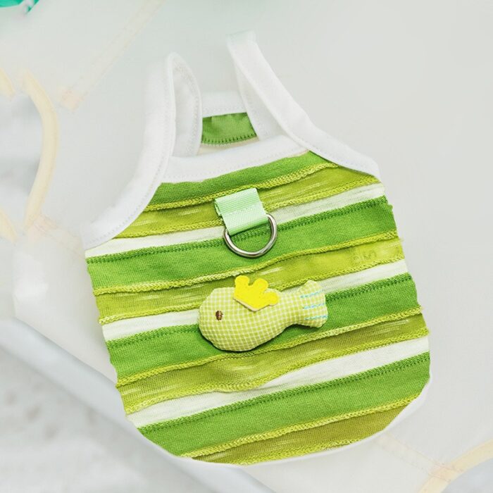 Maypet | Camiseta de veranopara mascota con decoración de pez - Imagen 5